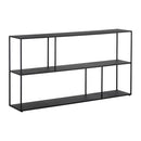 Sunpan Eiffel Low Bookcase - Black in Small / Medium / Large