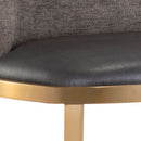 Sunpan Dover Barstool in Bravo Portabella-Sparrow Grey / Napa Stone-Polo Club Stone