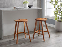 Greenington Max Stool in Counter Height, Amber - Set of Two