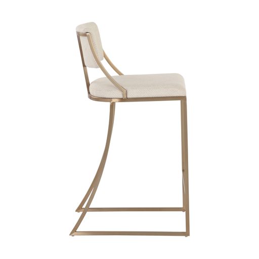 Sunpan Makena Counterstool Monument Oatmeal / Pebble