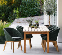 Cane-Line Peacock Chair with Teak Legs