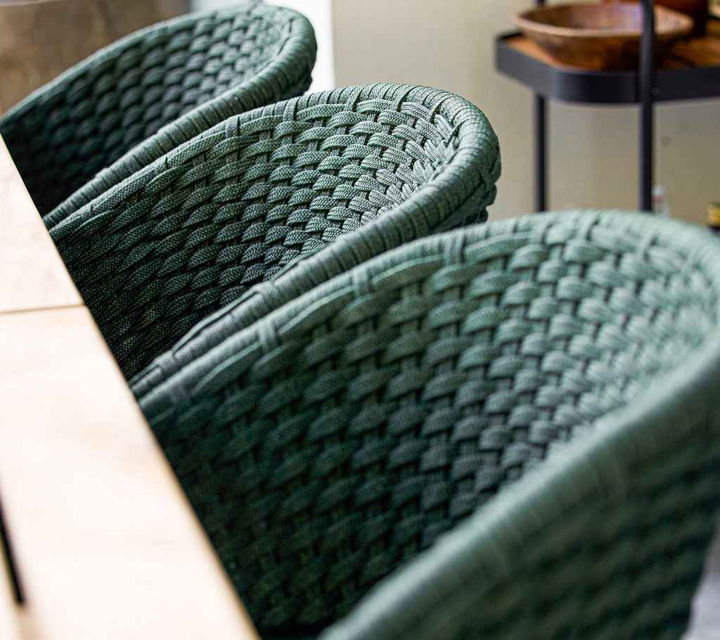 Cane-Line Peacock Chair with Teak Legs