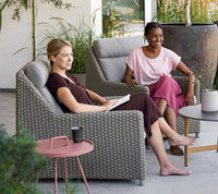Cane-Line Diamond Highback Chair Soft Rope Incl. Cushion Set