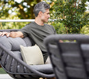 Cane-Line Strington Lounge Chair with Teak Frame