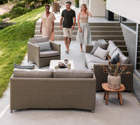 Cane-Line Diamond 2-Seater Sofa Soft Rope Incl. Cushion Set