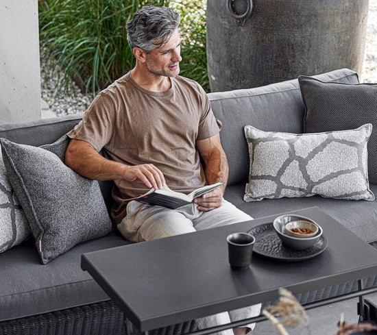Cane-Line Chill-Out Coffee Table -Single with Dual Heights