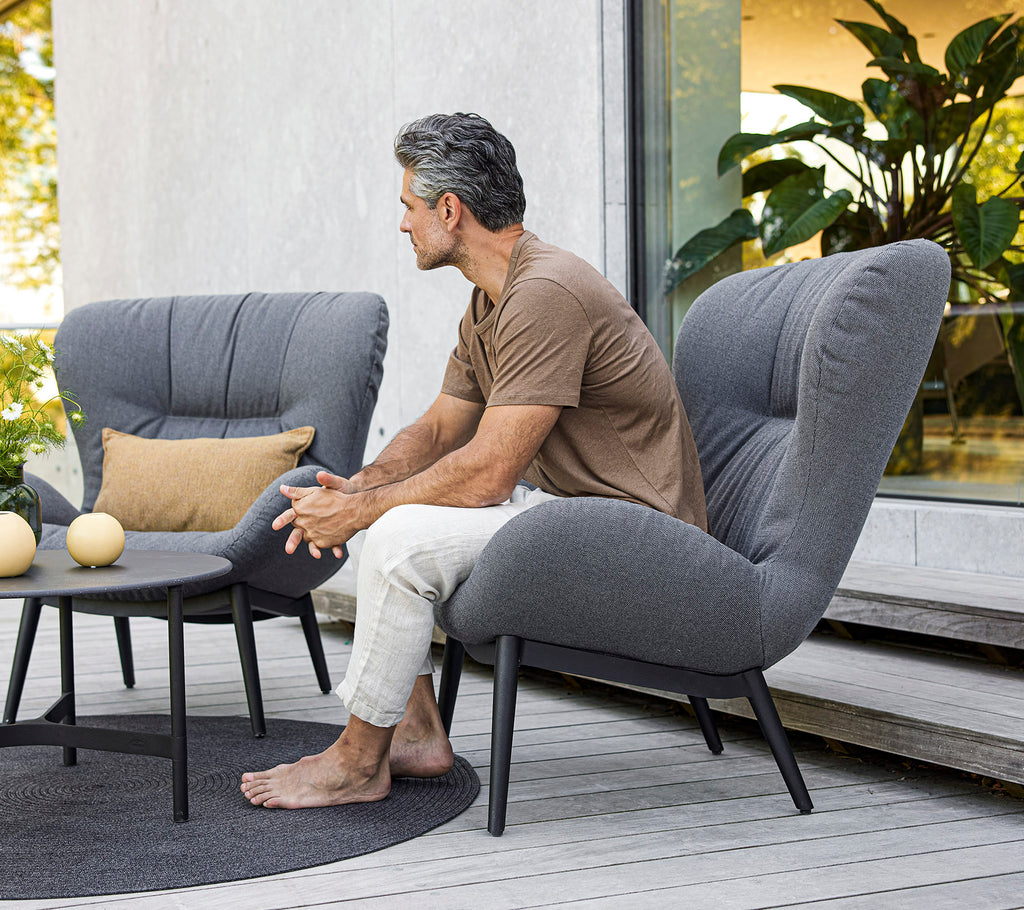 Cane-Line Serene Lounge Chair Incl. Cane-Line AirTouch Cushions