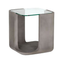 Sunpan Odis End Table Grey / White
