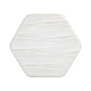 Sunpan Spezza Coffee Table - Marble Look - Cream