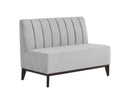 Sunpan Kosovo Modular Banquette Bench Abbington Navy / Polo Club Stone