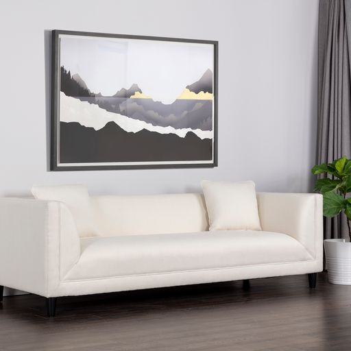 Sunpan Sanders Sofa Liv Dove / Liv Pearl