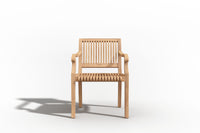 Curated MaisonFurniture Clement Teak Outdoor Armchair