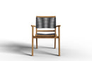 Curated MaisonFurniture Damien Teak Outdoor Stacking Armchair (Set of 2)