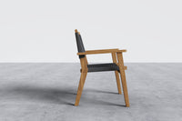 Curated MaisonFurniture Damien Teak Outdoor Stacking Armchair (Set of 2)