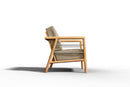 Curated MaisonFurniture Daniele 4-Piece Teak Deep Seating Outdoor Sofa Set with Sunbrella Cushions