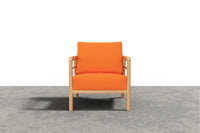 Curated MaisonFurniture Daniele Teak Deep Seating Outdoor Club Chair with Sunbrella Cushion