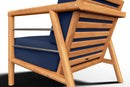 Curated MaisonFurniture Daniele Teak Deep Seating Outdoor Club Chair with Sunbrella Cushion