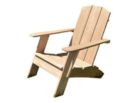Curated MaisonFurniture Aurele Teak Outdoor Adirondack Lounge Chair
