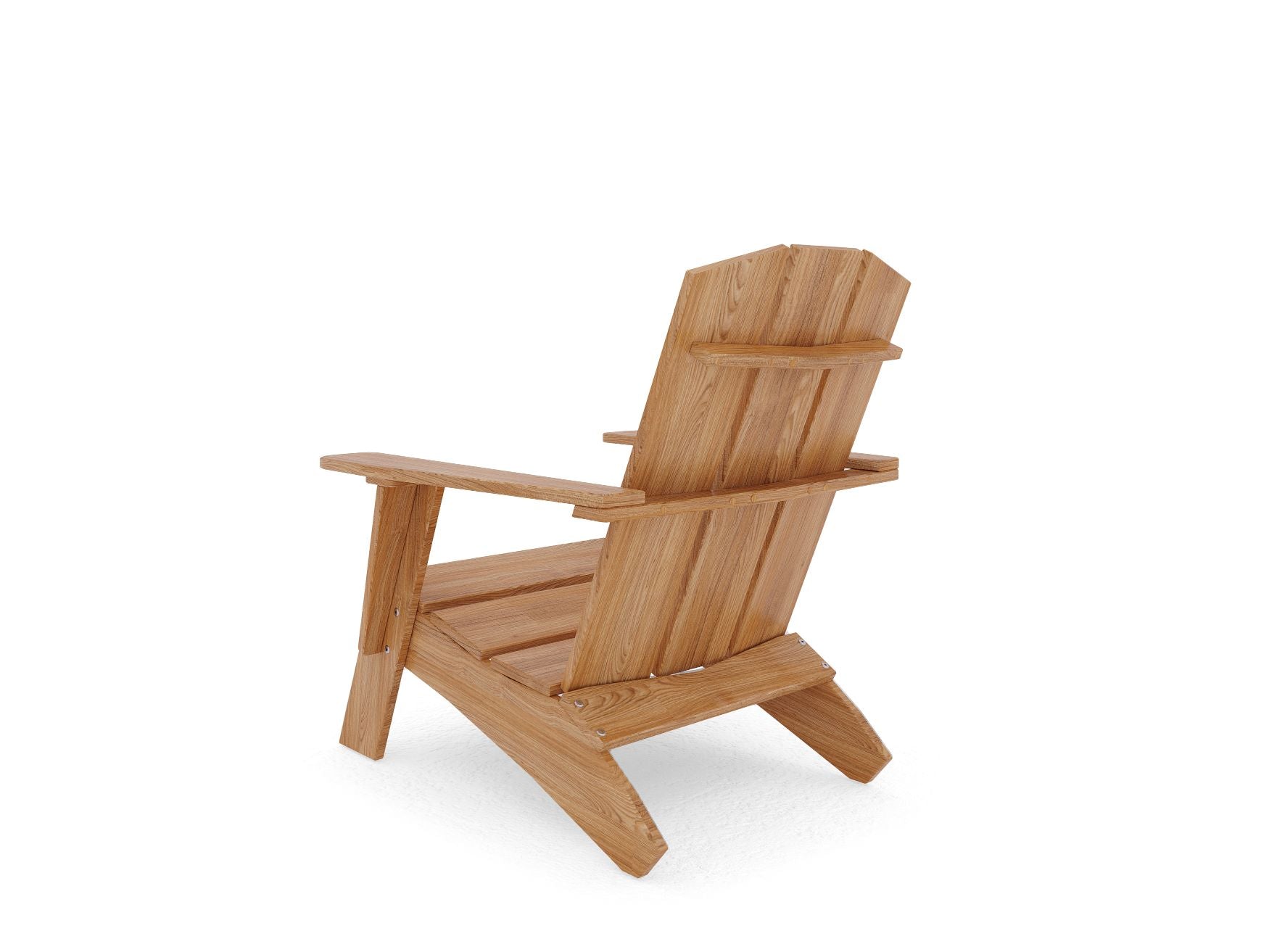 Curated MaisonFurniture Aurele Teak Outdoor Adirondack Lounge Chair