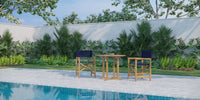 Curated MaisonFurniture Direceur Teak Folding Outdoor Dining Armchair