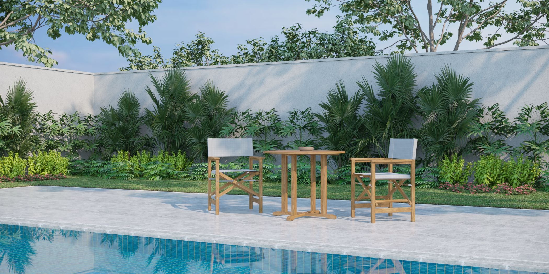 Curated MaisonFurniture Direceur Teak Folding Outdoor Dining Armchair
