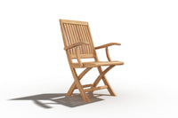 Curated MaisonFurniture Florence Teak Folding Outdoor Armchair
