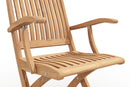 Curated MaisonFurniture Florence Teak Folding Outdoor Armchair
