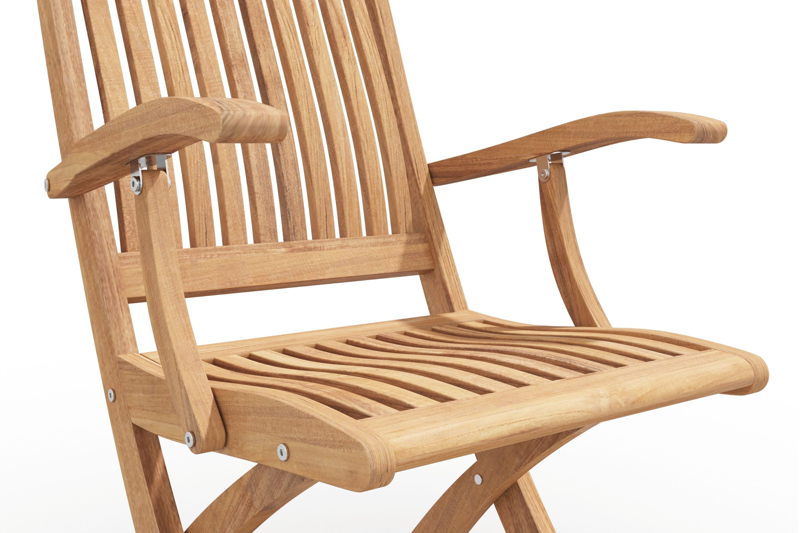 Curated MaisonFurniture Florence Teak Folding Outdoor Armchair