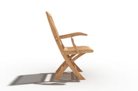 Curated MaisonFurniture Florence Teak Folding Outdoor Armchair