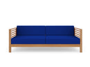 Curated Maison Furniture Sylvie 3 Person Teak Outdoor Sofa with Sunbrella Cushions