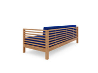 Curated Maison Furniture Sylvie 3 Person Teak Outdoor Sofa with Sunbrella Cushions