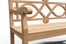 Curated MaisonFurniture Liane 2 Person Teak Outdoor Bench