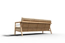 Curated MaisonFurniture Daniele 4-Piece Teak Deep Seating Outdoor Sofa Set with Sunbrella Cushions