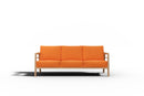Curated MaisonFurniture Daniele 4-Piece Teak Deep Seating Outdoor Sofa Set with Sunbrella Cushions
