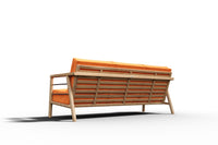 Curated MaisonFurniture Daniele 4-Piece Teak Deep Seating Outdoor Sofa Set with Sunbrella Cushions