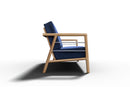 Curated MaisonFurniture Daniele 4-Piece Teak Deep Seating Outdoor Sofa Set with Sunbrella Cushions