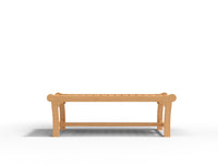 Curated MaisonFurniture Parc 2 Person Teak Outdoor Bench