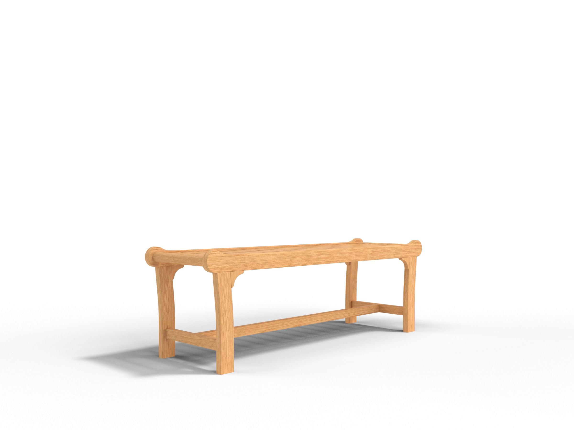Curated MaisonFurniture Parc 2 Person Teak Outdoor Bench