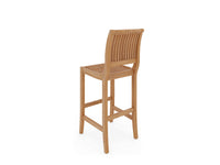 Curated MaisonFurniture Clement Teak Outdoor Bar Chair
