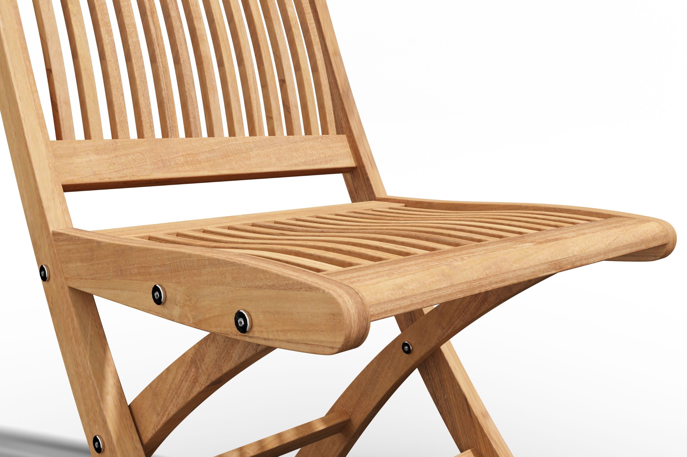 Curated MaisonFurniture Florence Teak Folding Side Chair