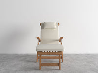 Curated MaisonFurniture Adelle Teak Folding Steamer Outdoor Deck Chair Lounge