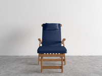 Curated MaisonFurniture Adelle Teak Folding Steamer Outdoor Deck Chair Lounge