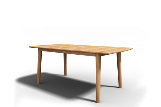 Curated Maison Furniture Riva Teak Rectangular Outdoor Dining Table