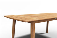 Curated Maison Furniture Riva Teak Rectangular Outdoor Dining Table