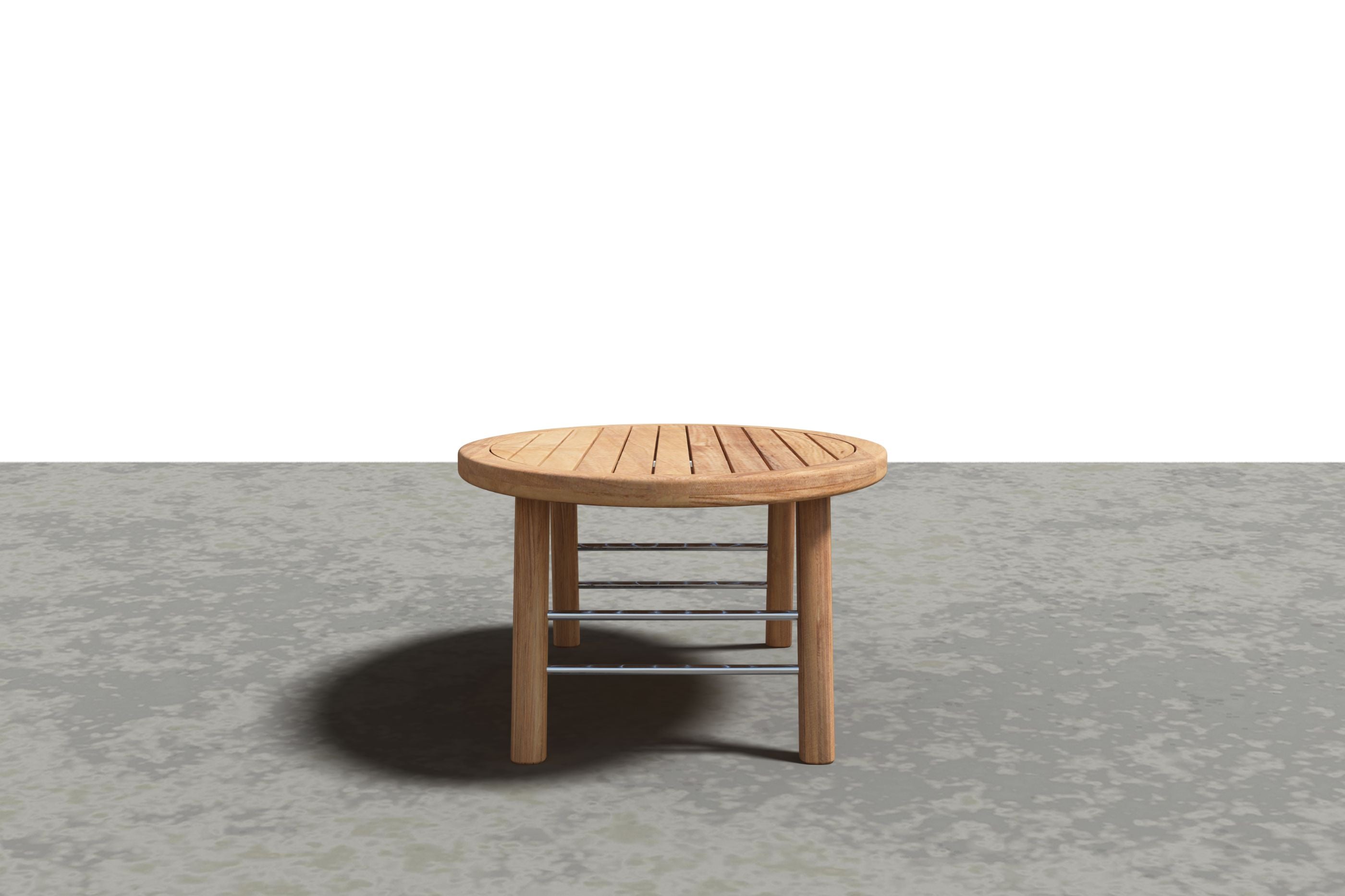Curated MaisonFurniture Daniele Outdoor Teak Oval Coffee Table
