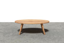 Curated MaisonFurniture Daniele Outdoor Teak Oval Coffee Table