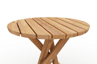 Curated MaisonFurniture Fleur Teak Outdoor Side Table