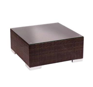 BFM Seating Aruba Coffee Table Java Wicker - No Glass