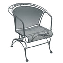 Woodard Briarwood Coil Spring Barrel Chair with Optional Seat and Back Cushion