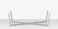 DecoScapes Contemporary Flat X Style Dining Table Base